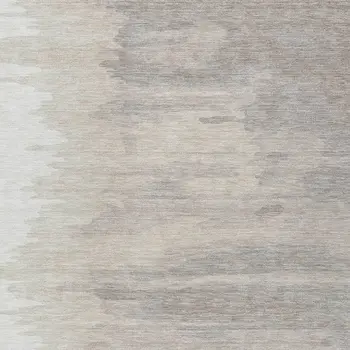 10' X 14' Ivory And Brown Abstract Washable Indoor Outdoor Area Rug