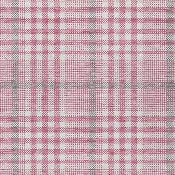 9' X 12' Blush Gray And Ivory Plaid Washable Indoor Outdoor Area Rug