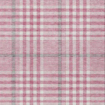 10' X 14' Blush Gray And Ivory Plaid Washable Indoor Outdoor Area Rug