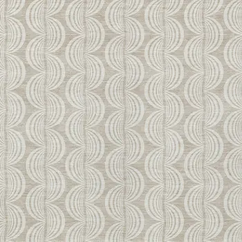 5' X 8' Beige And Ivory Ogee Washable Indoor Outdoor Area Rug