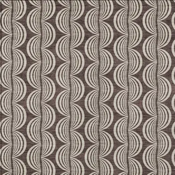 3' X 5' Brown And Beige Ogee Washable Indoor Outdoor Area Rug