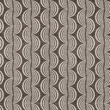 8' X 10' Brown And Beige Ogee Washable Indoor Outdoor Area Rug
