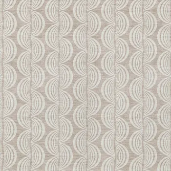 3' X 5' Khaki And Beige Ogee Washable Indoor Outdoor Area Rug