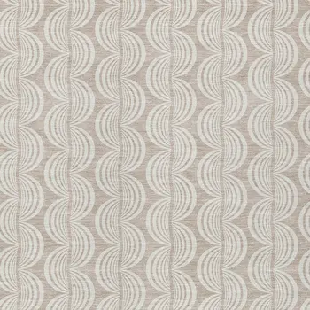 5' X 8' Khaki And Beige Ogee Washable Indoor Outdoor Area Rug