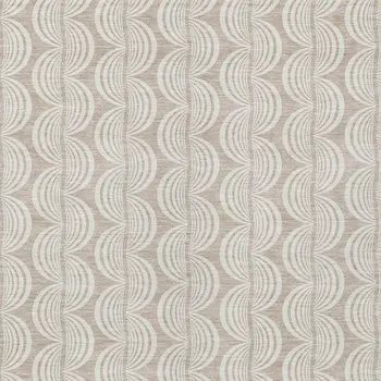 9' X 12' Khaki And Beige Ogee Washable Indoor Outdoor Area Rug