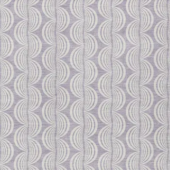 3' X 5' Lavender And Ivory Ogee Washable Indoor Outdoor Area Rug
