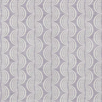9' X 12' Lavender And Ivory Ogee Washable Indoor Outdoor Area Rug