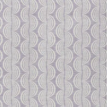 10' X 14' Lavender And Ivory Ogee Washable Indoor Outdoor Area Rug