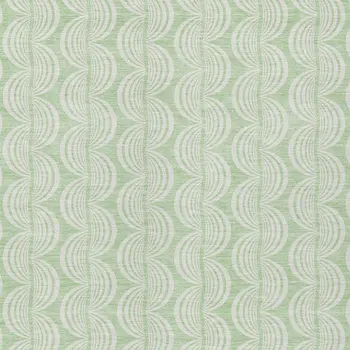 8' X 10' Mint Green And Beige Ogee Washable Indoor Outdoor Area Rug