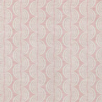 3' X 5' Pink And Gray Ogee Washable Indoor Outdoor Area Rug