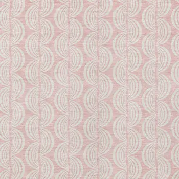 9' X 12' Pink And Gray Ogee Washable Indoor Outdoor Area Rug