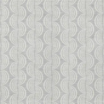 10' X 14' Silver And Ivory Ogee Washable Indoor Outdoor Area Rug