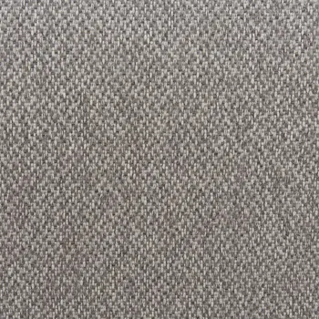47" Gray and Black Fabric Upholstered Bench