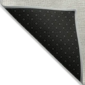 3' X 5' Beige And Ivory Geometric Washable Indoor Outdoor Area Rug