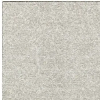 5' X 8' Beige And Ivory Geometric Washable Indoor Outdoor Area Rug