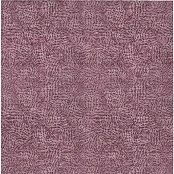 10' X 14' Eggplant And Ivory Geometric Washable Indoor Outdoor Area Rug