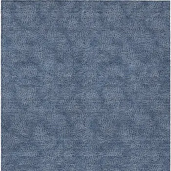 8' X 10' Navy Blue And Ivory Geometric Washable Indoor Outdoor Area Rug