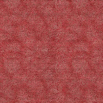 5' X 8' Red And Ivory Geometric Washable Indoor Outdoor Area Rug