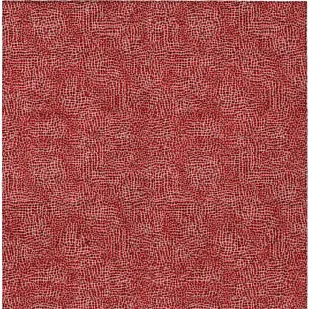 10' X 14' Red And Ivory Geometric Washable Indoor Outdoor Area Rug