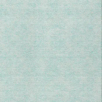 3' X 5' Aqua And Ivory Geometric Washable Indoor Outdoor Area Rug