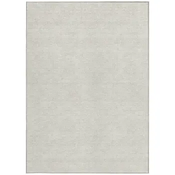 3' X 5' Beige And Brown Geometric Washable Indoor Outdoor Area Rug