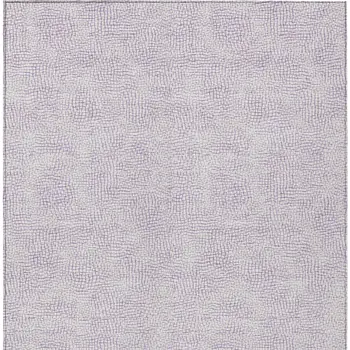 10' X 14' Lavender And Purple Geometric Washable Indoor Outdoor Area Rug