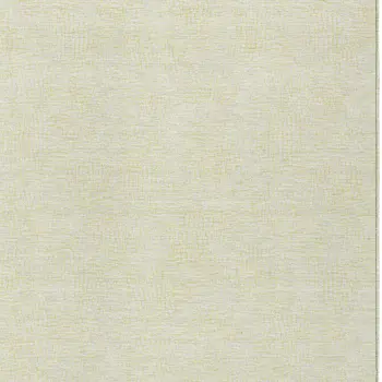 10' X 14' Yellow And Beige Geometric Washable Indoor Outdoor Area Rug
