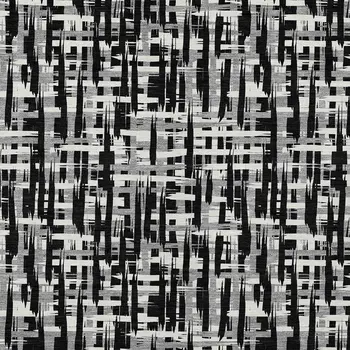 5' X 8' Black Gray And Ivory Abstract Washable Indoor Outdoor Area Rug