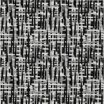 8' X 10' Black Gray And Ivory Abstract Washable Indoor Outdoor Area Rug