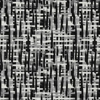 8' X 10' Black Gray And Ivory Abstract Washable Indoor Outdoor Area Rug