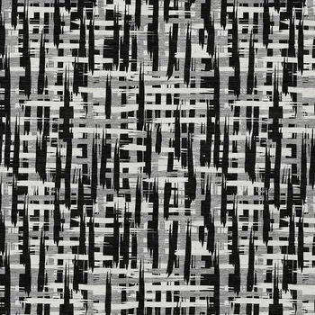 9' X 12' Black Gray And Ivory Abstract Washable Indoor Outdoor Area Rug
