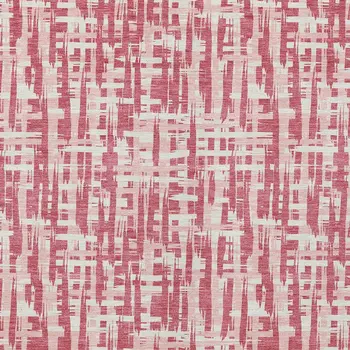 5' X 8' Blush Pink And Beige Abstract Washable Indoor Outdoor Area Rug