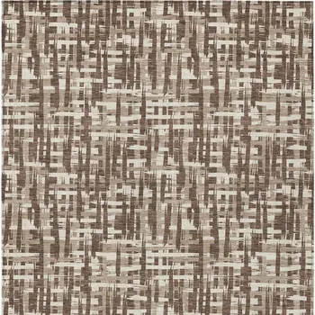 10' X 14' Brown Tan And Beige Abstract Washable Indoor Outdoor Area Rug