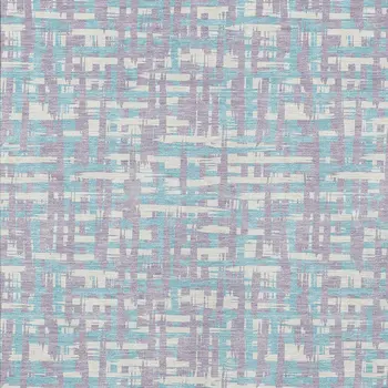 5' X 8' Lavender Aqua And Beige Abstract Washable Indoor Outdoor Area Rug