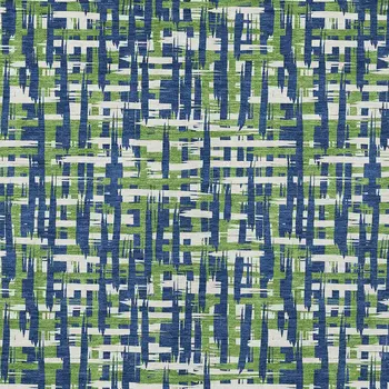 10' X 14' Navy Blue Green And Ivory Abstract Washable Indoor Outdoor Area Rug