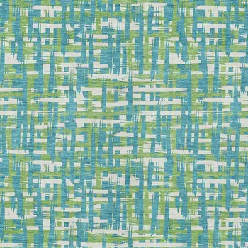 10' X 14' Turquoise Green And Ivory Abstract Washable Indoor Outdoor Area Rug