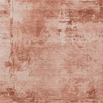 10' X 14' Crimson And Ivory Abstract Washable Indoor Outdoor Area Rug