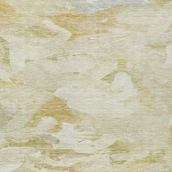 5' X 8' Beige Light Green And Brown Abstract Washable Indoor Outdoor Area Rug