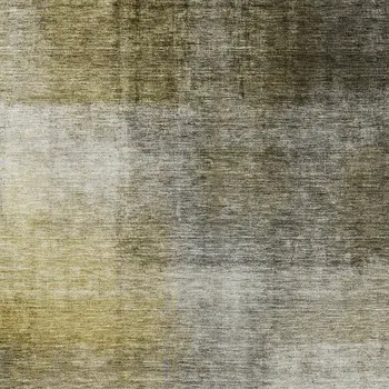 8' X 10' Taupe Gray And Black Abstract Washable Indoor Outdoor Area Rug