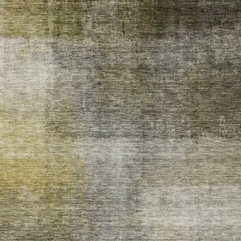 10' X 14' Taupe Gray And Black Abstract Washable Indoor Outdoor Area Rug