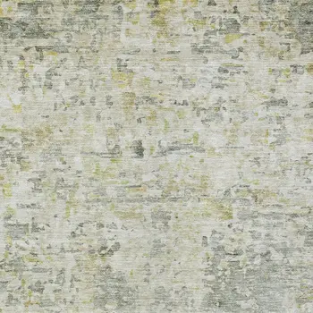 5' X 8' Sage Charcoal And Ivory Abstract Washable Indoor Outdoor Area Rug