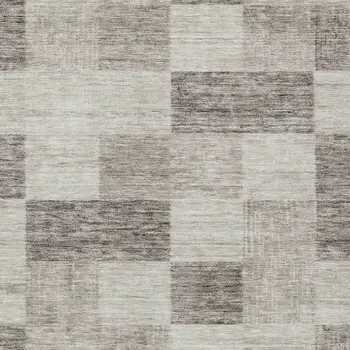 8' X 10' Beige And Gray Geometric Washable Indoor Outdoor Area Rug