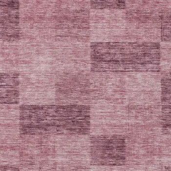 8' X 10' Blush And Pink Geometric Washable Indoor Outdoor Area Rug
