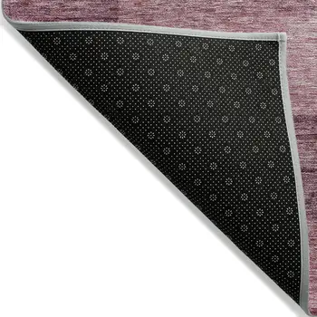 10' X 14' Blush And Pink Geometric Washable Indoor Outdoor Area Rug