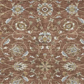 10' X 14' Brown Ivory And Gray Moroccan Washable Indoor Outdoor Area Rug