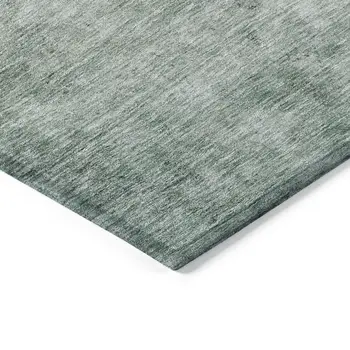 5' X 8' Blue Copper And Gray Abstract Washable Indoor Outdoor Area Rug