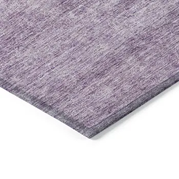 8' X 10' Lavender And Purple Abstract Washable Indoor Outdoor Area Rug