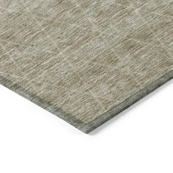 8' X 10' Taupe And Gray Geometric Washable Indoor Outdoor Area Rug