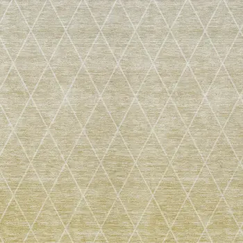 3' X 5' Wheat And Beige Geometric Washable Indoor Outdoor Area Rug