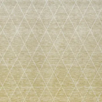 8' X 10' Wheat And Beige Geometric Washable Indoor Outdoor Area Rug